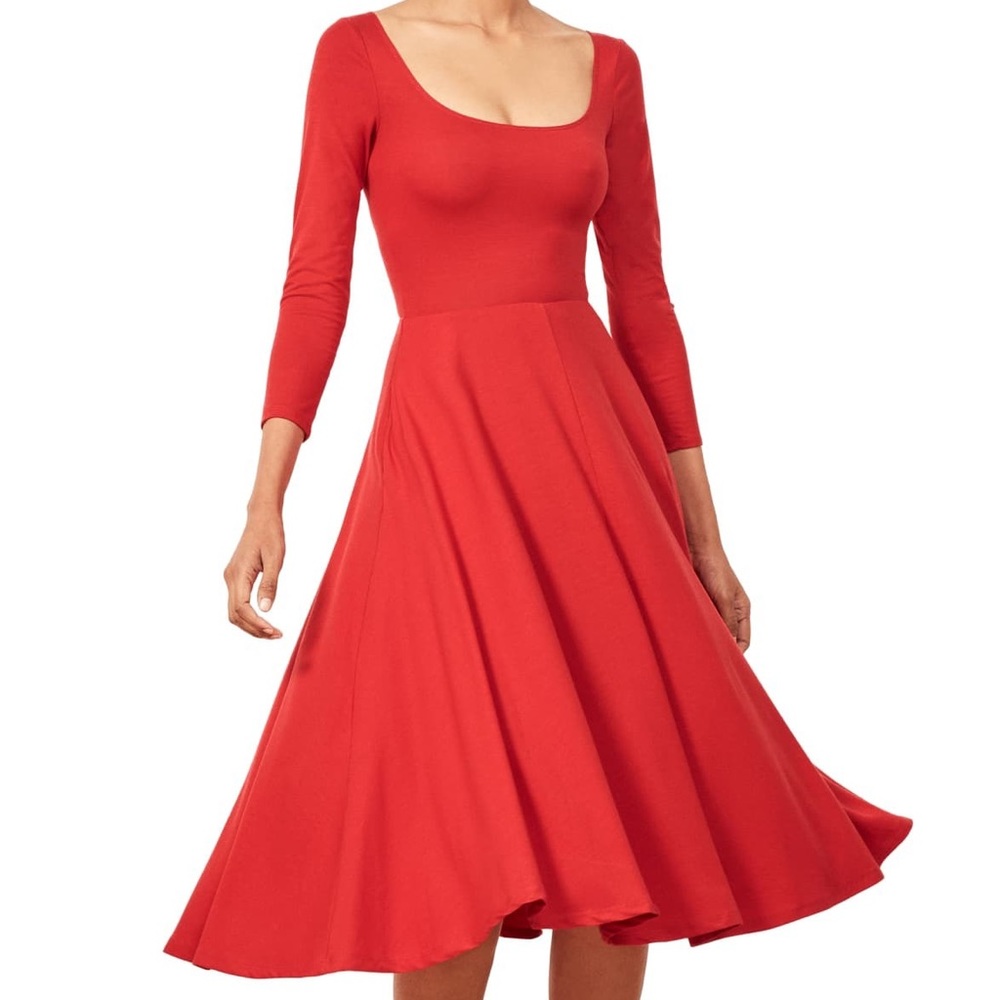 NWT Reformation Lou Midi Dress - Size Small